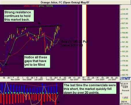 OJ Trade Recommendation Orange Juice Futures