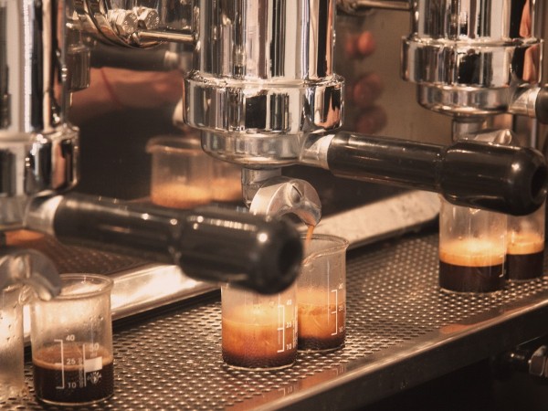 Espresso in making for Euro