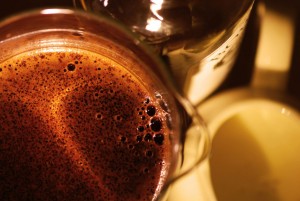 black coffee - macro shaky